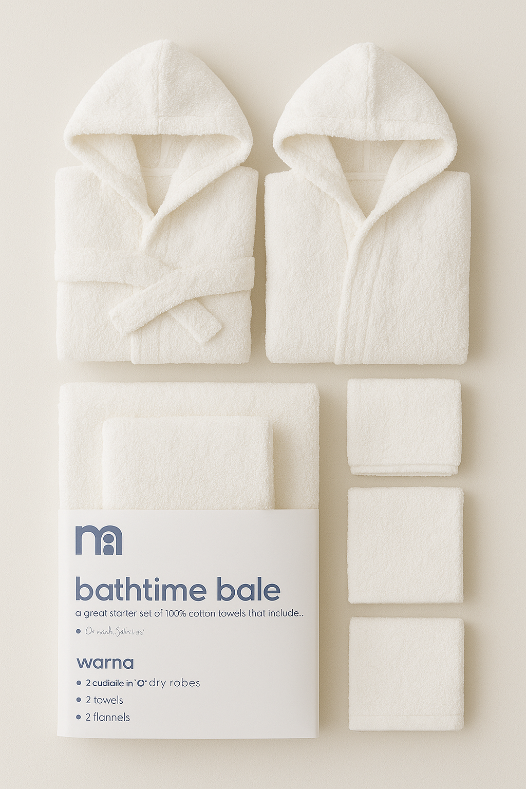 پک ۶ تایی حوله مادرکر