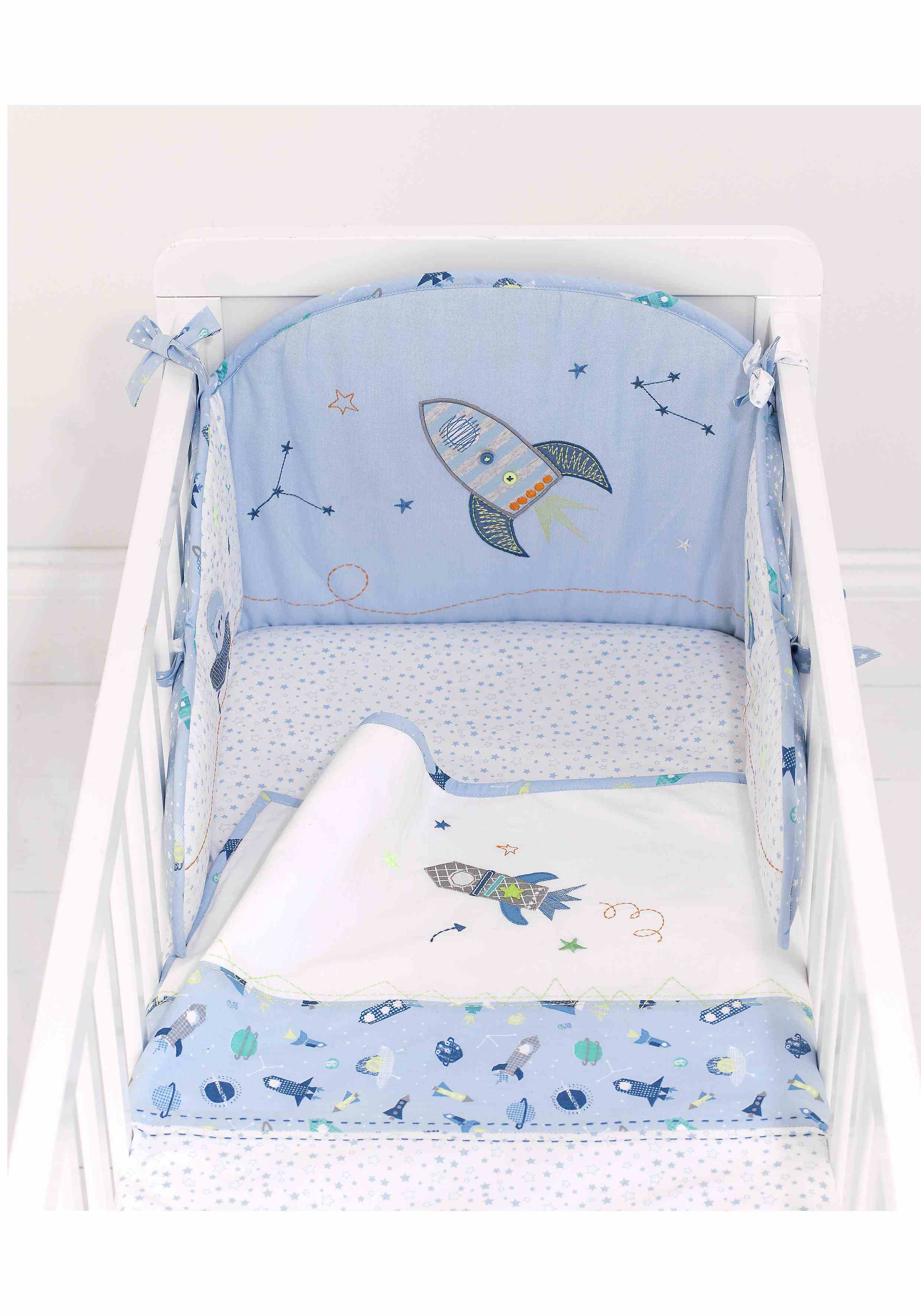 ست سه‌تکه خواب نوزاد Mothercare مدل SPACE DREAMER